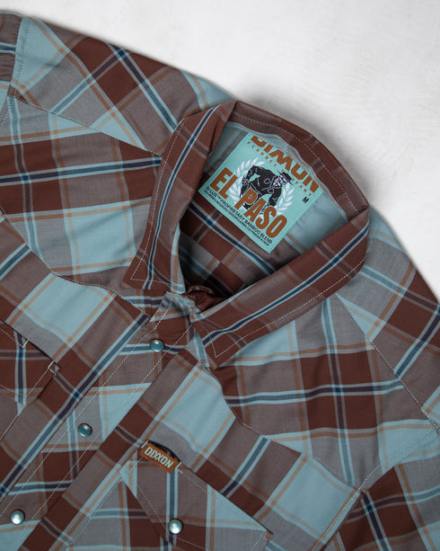 EL PASO BAMBOO SHORT SLEEVE BUTTON UP - MENS